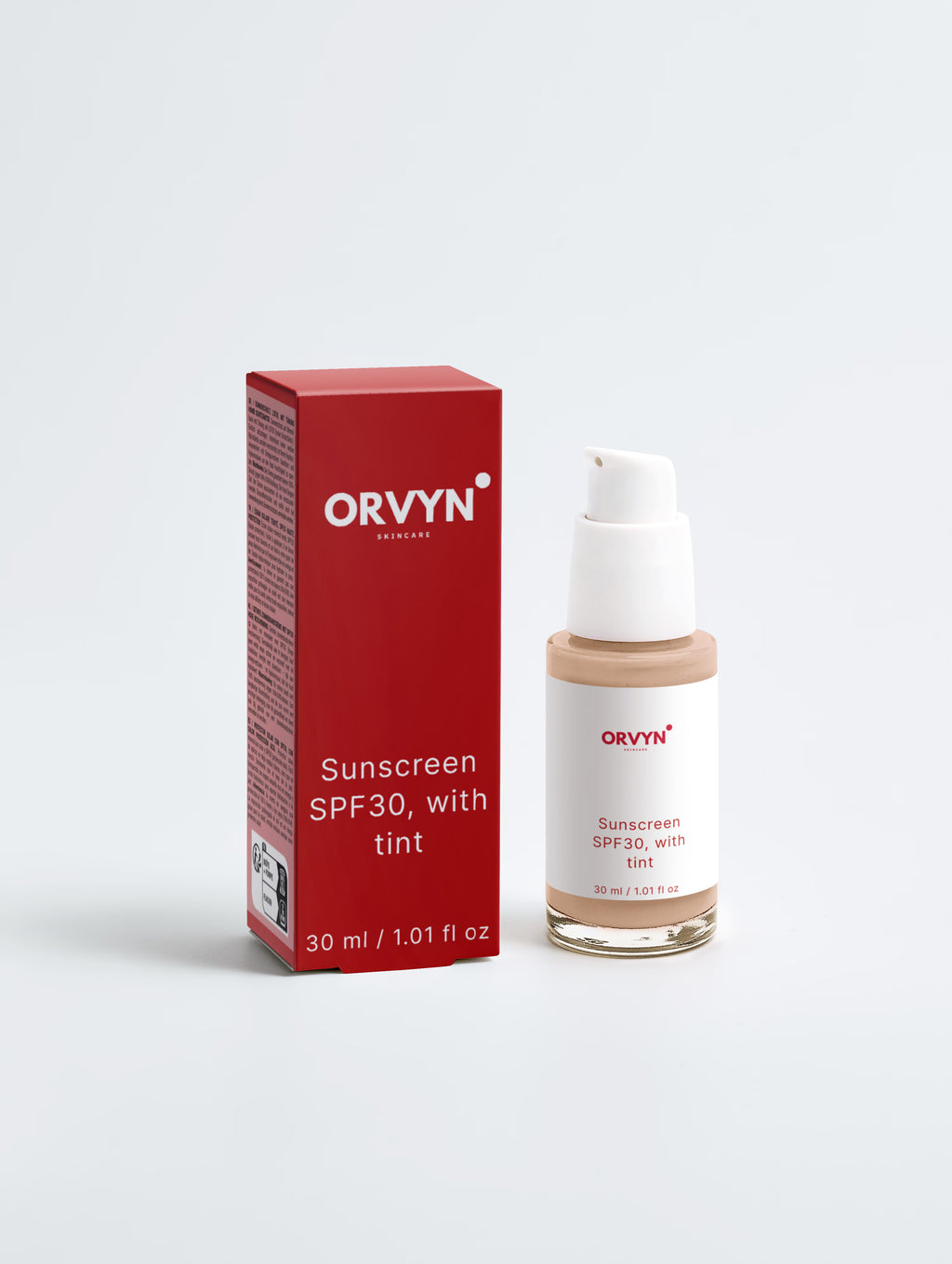 Sunscreen SPF30, with tint