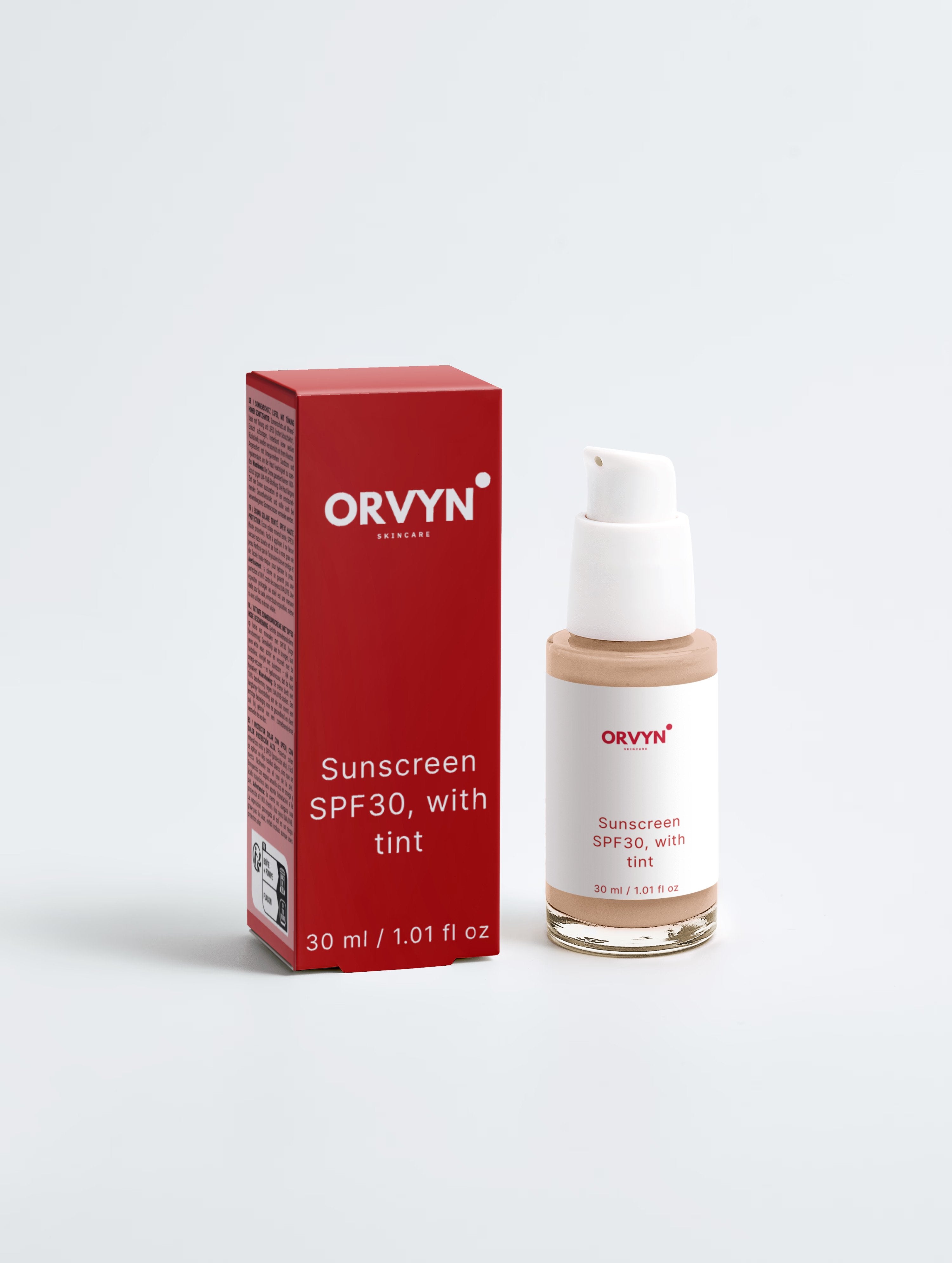 Sunscreen SPF30, with tint